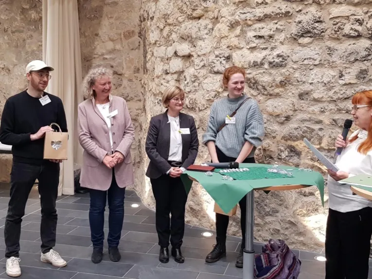 Dankesworte an die Stadtbezirksmanagerin Kathrin Rembecki und die Bezirksratsbetreuerin Susanne Schulz