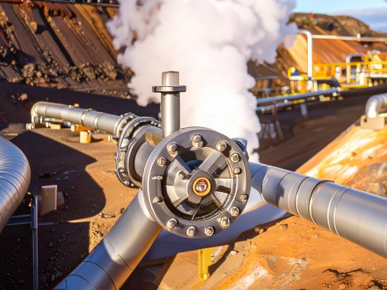 Symbolbild einer Geothermie-Anlage.