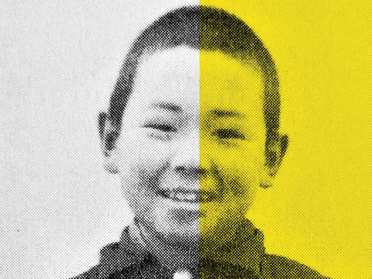 Titelbild eines Buch. Es zeigt einen zehnjährigen Jungen.