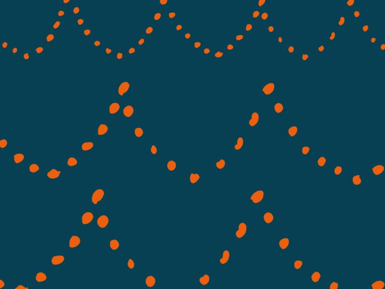 Stilisierte Girlande