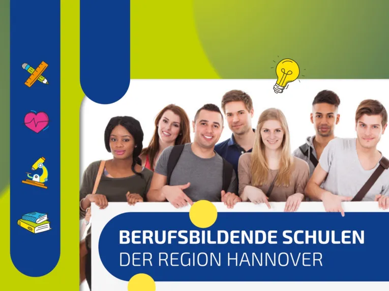 Schriftzug "Berufsbildende Schulen der Region Hannover".