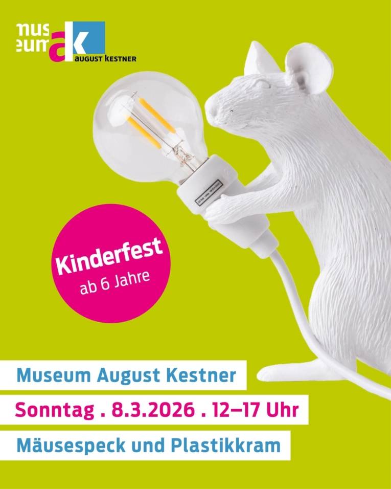 Flyer Post Kinderfest im Museum August Kestner