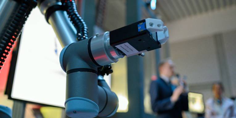 Teil eines Industrieroboters