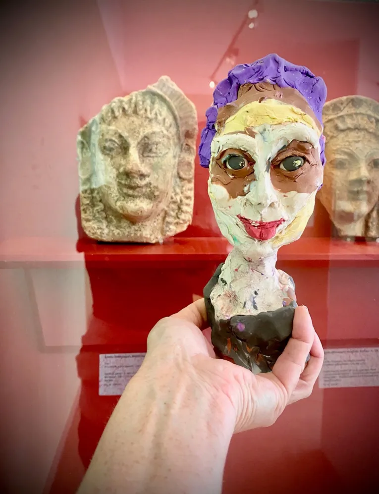 Kunstwerk aus Knete