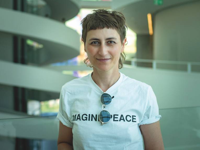 Die Autorin Ulrike Almut Sandig