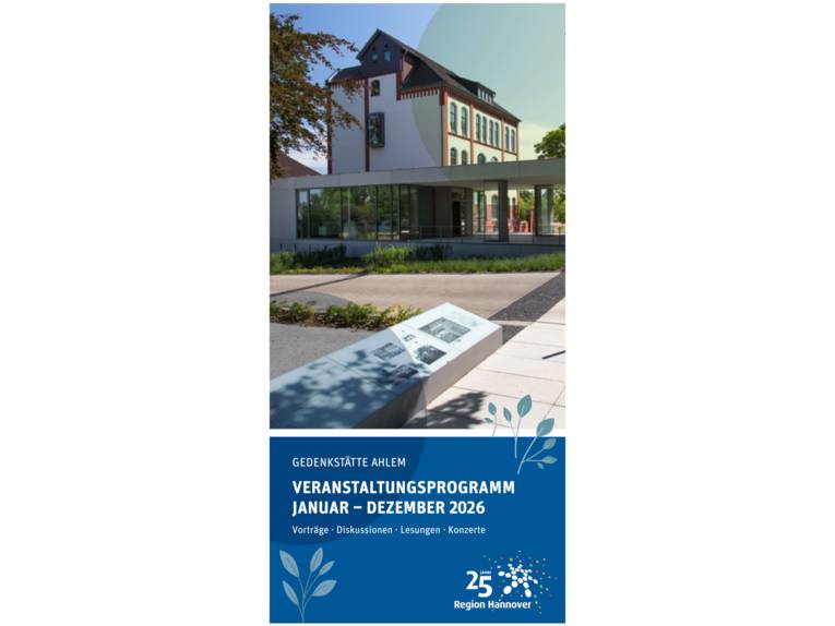 Vorschau auf das Programm der Gedenkstätte Ahlem 2026