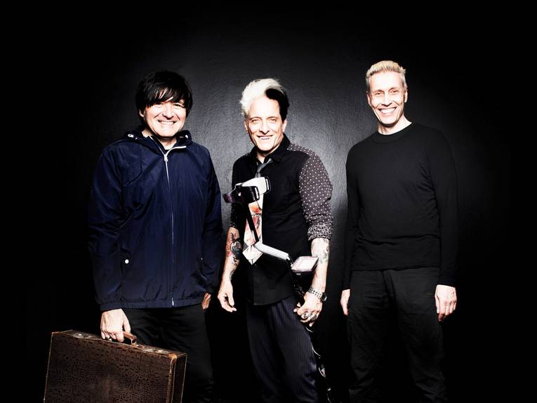 Die drei männlichen Mitglieder der Band „Die Ärzte“