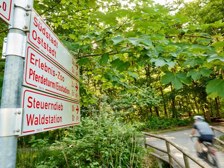 Fahrradfahren in Hannover