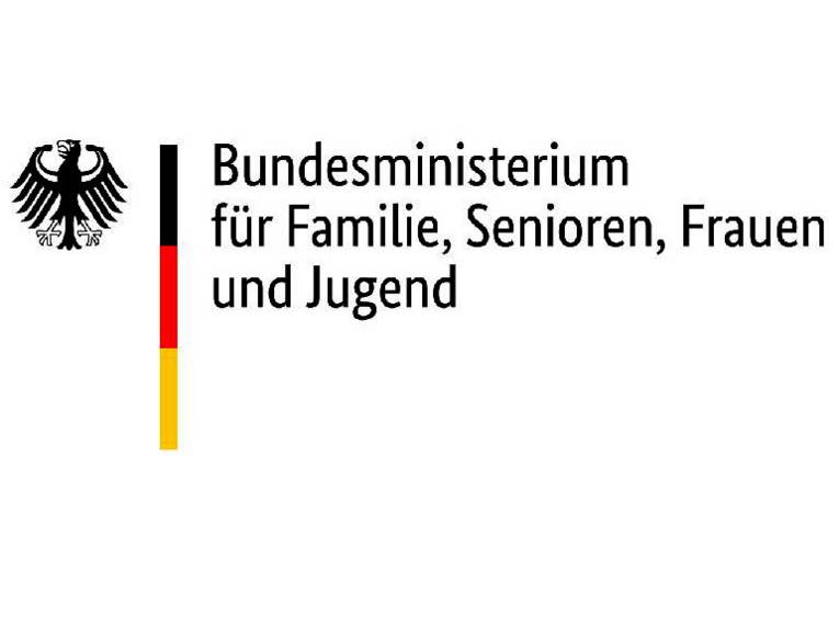 Logo des Bundesministeriums für Familie, Senioren, Frauen und Jugend (BMFSFJ)