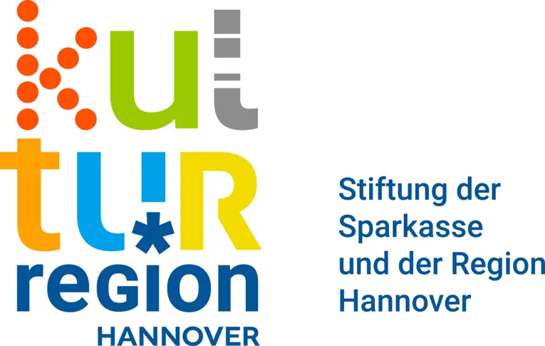 Logo mit der Aufschrift Kulturregion Hannover Stiftung der Sparkasse und der Region Hannover