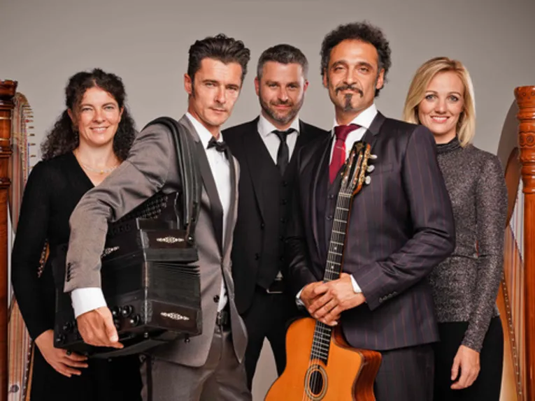 Die Mitglieder der Band "Herbert Pixner Projekt"
