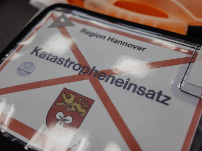 Schild Katastropheneinsatz