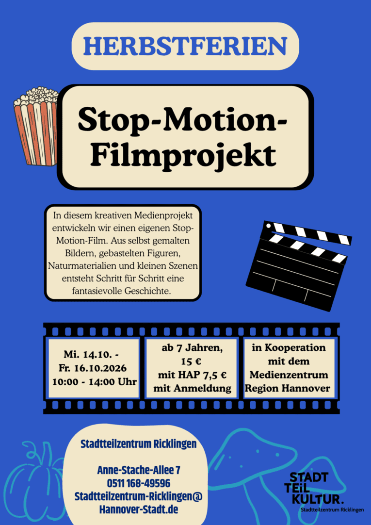 Herbstferien Stop-Motion-Filmprojekt