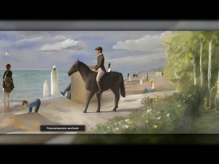 3-D Animation eines impressionistischen Kunstwerkes im WeltenRaum im Landesmuseum Hannover