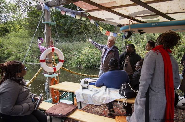 Bootstour auf der Ihme zum Thema Hochwasserschutz