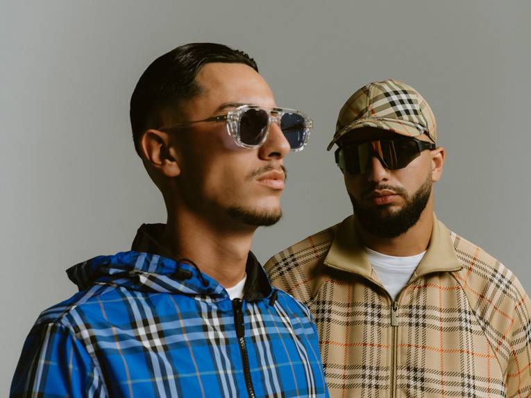 Die zwei deutschen Rapper Amo und Aymen