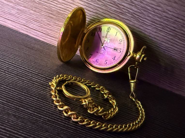 Eine Taschenuhr