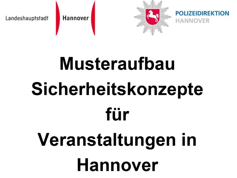 Musteraufbau für Sicherheitskonzepte