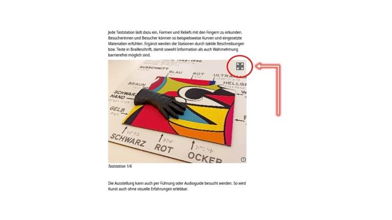 Icon Bildvergr&ouml;&szlig;erung