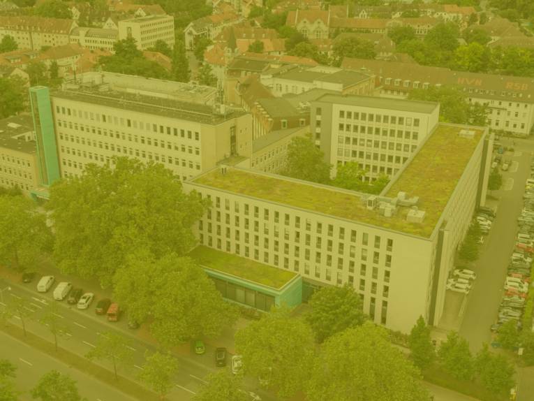 Regionshaus, von Dezernatsfarbe überlagert
