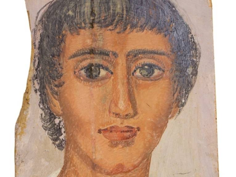 Mumienporträt, Junger Mann