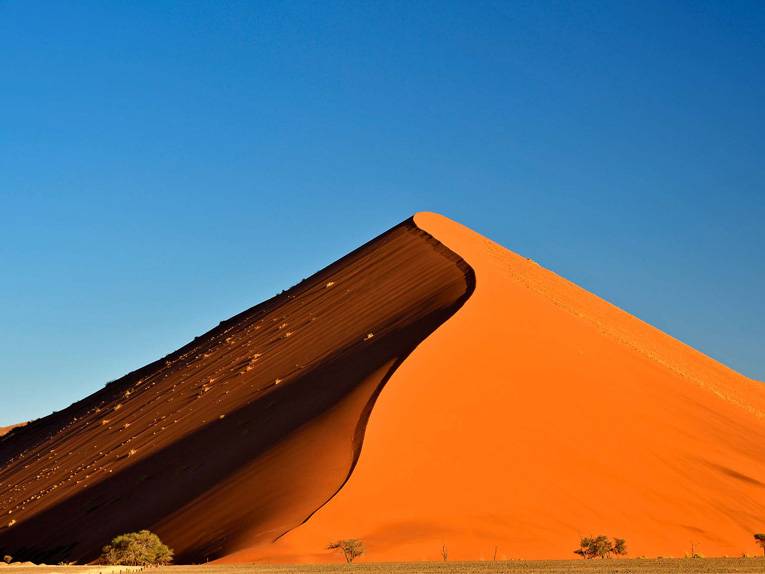 Rote Sanddüne in der Wüste Namib