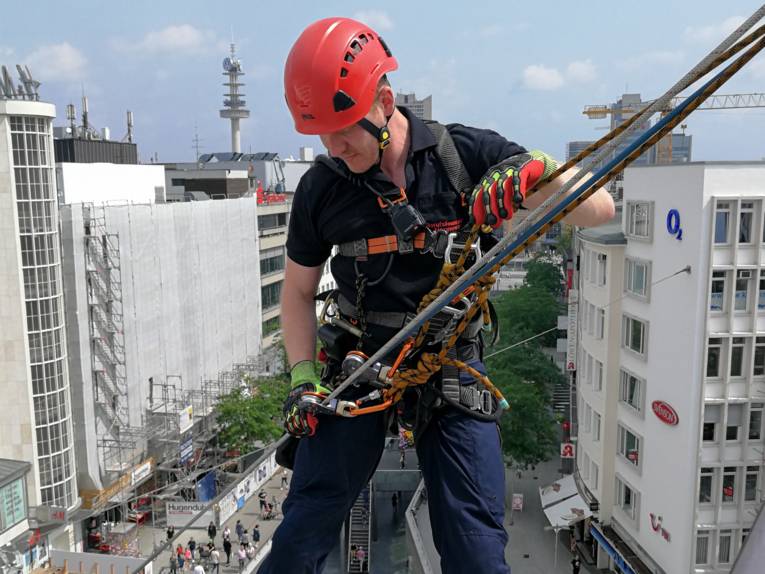 Abseilen am Kröpcke