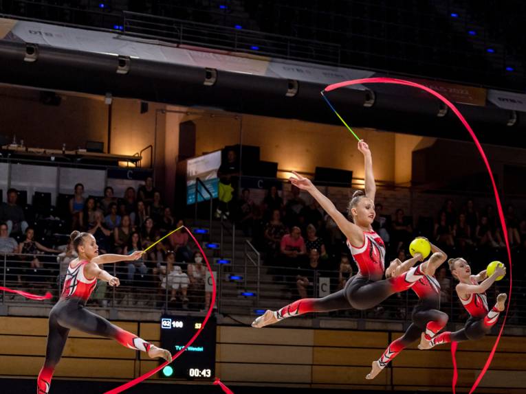 Rhythmische Sportgymnastik bei den Finals in Berlin 2022