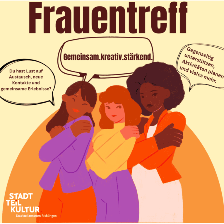 Eine Gruppe von Frauen stehen gemeinsam.