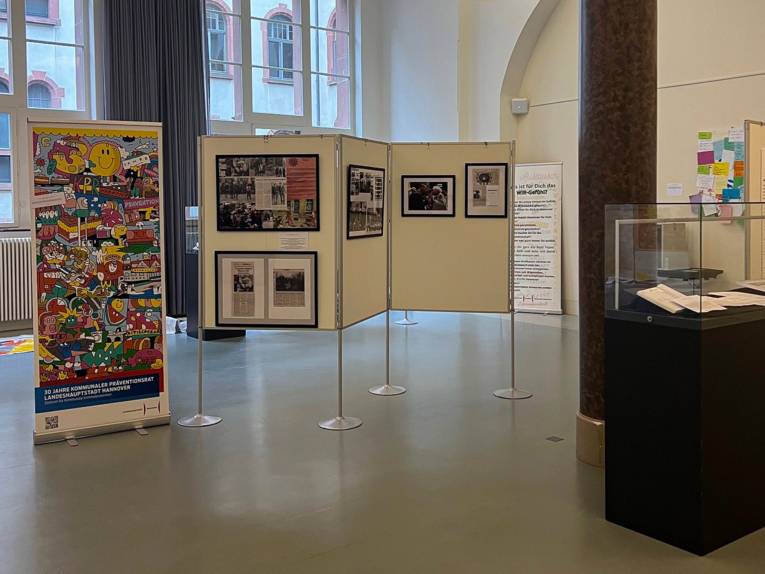 Blick in eine Ausstellung.