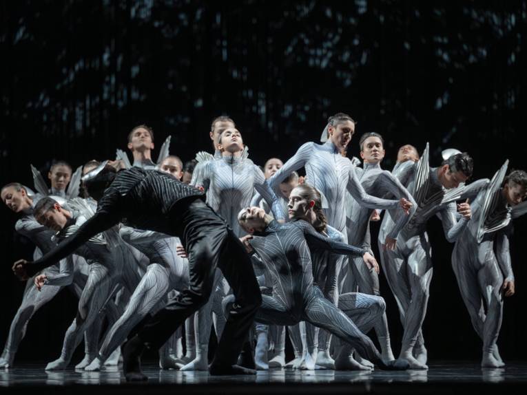 Ballettgruppe in Aktion