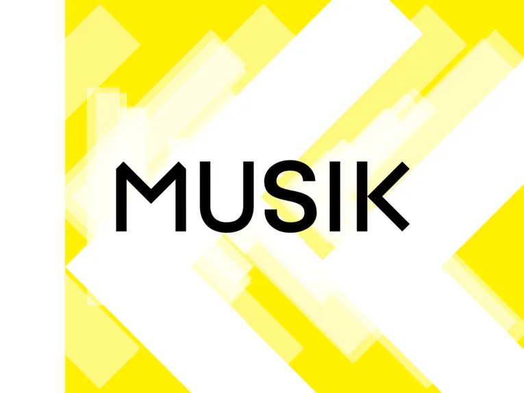 Eine Grafik, die das Wort "Musik" zeigt.
