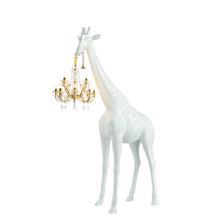 Fiberglas, Glas, Plexiglas, elektrische Installation
Entw.: Marcantonio Malerba (*1976)
Herst.: Qeeboo, Mailand, Italien
Leihgabe Qeebo, Mailand