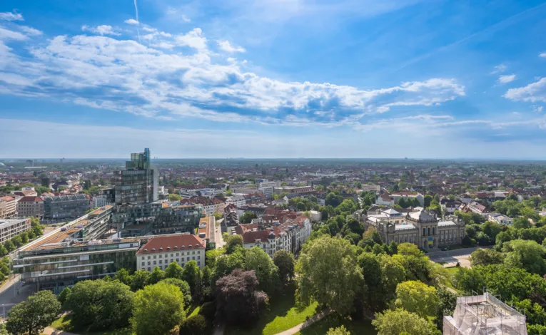 Blick auf die Stadt