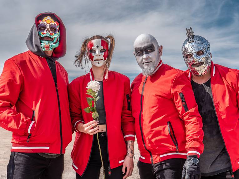 Die vierköpfige deutsche Metal-Band Hämatom