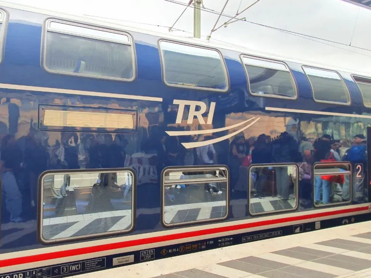 Eine Bahn der Train Rental GmbH