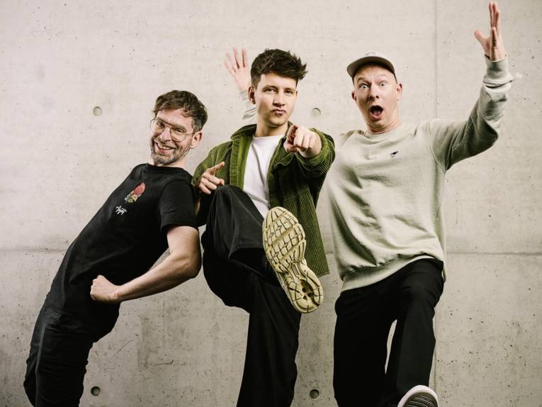 Die drei jungen Sänger der Band.