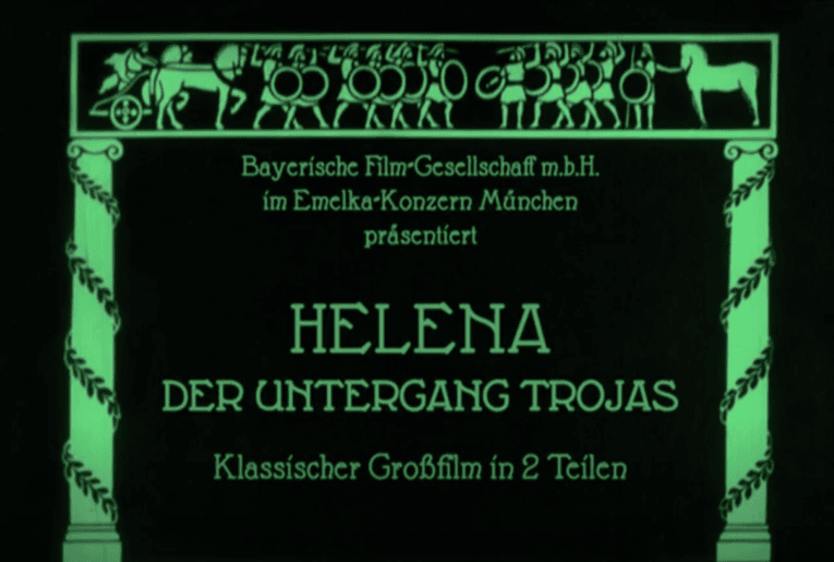 Standbild aus dem Film "Helena" (1924)