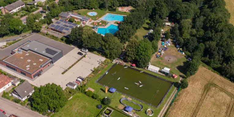 Freibad Goltern - Luftbild