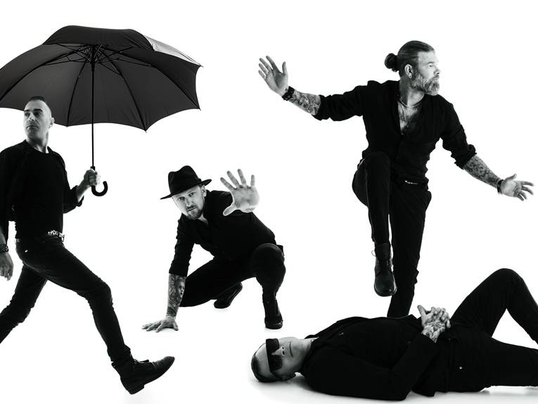 Die vier Mitglieder der Band Frei.Wild