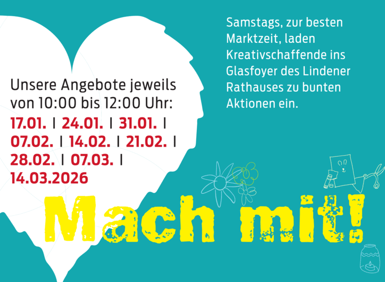 Kreativzone 2026 Januar bis März