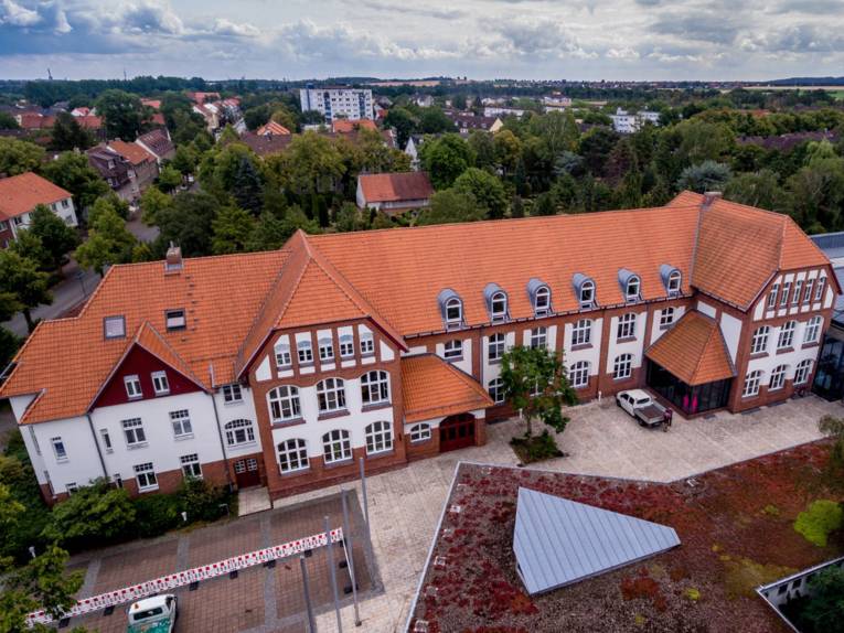 Vogelperspektive des Bürgerbüros in Seelze