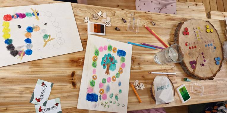 Selbst gebastelte Spiele