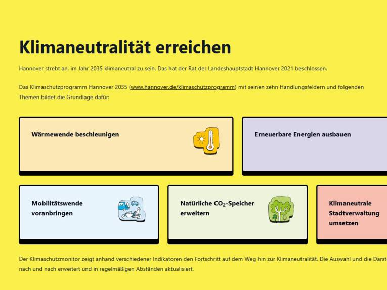 Oberfläche einer Internetseite.