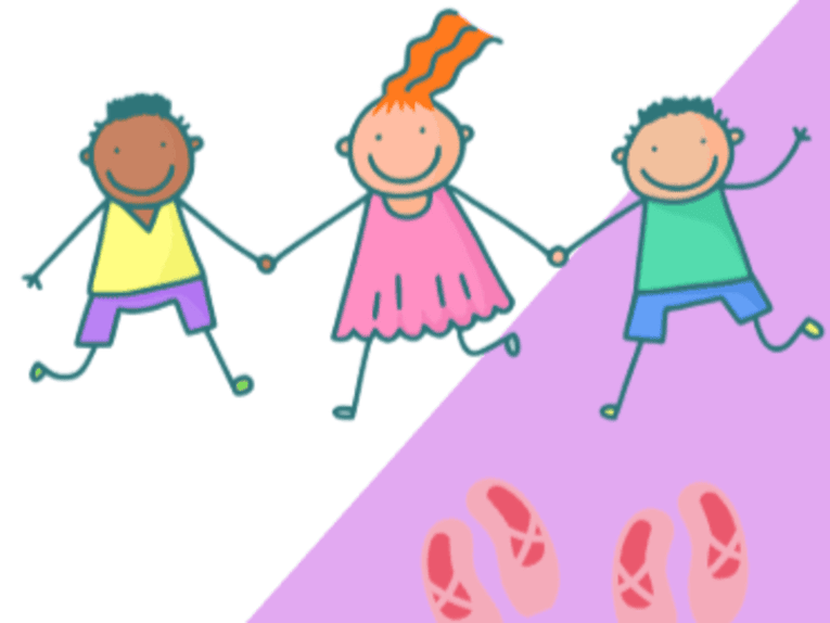 3 Zeichentrickfiguren Tanzen