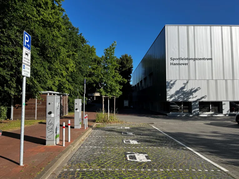 Ladesäulen am Sportleistungszentrum Hannover