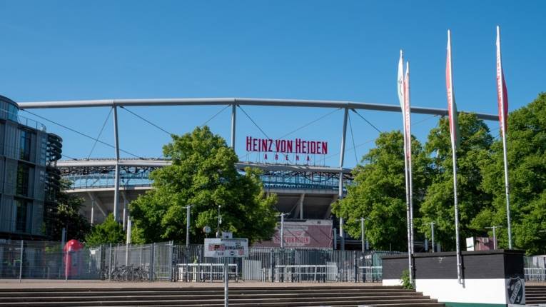 Die Heinz von Heiden Arena von Außen