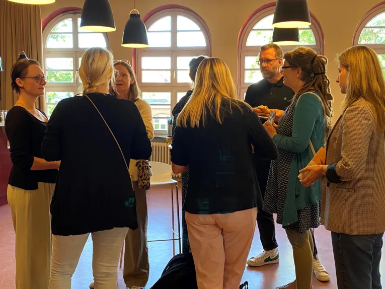 Austausch im Format des World Caf&eacute;s.