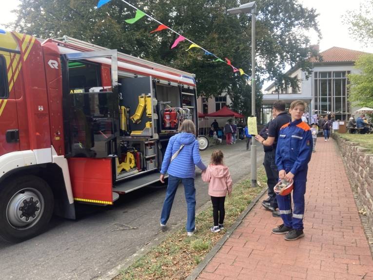 Ein ge&ouml;ffneter Feuerwehrwagen