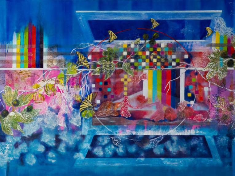 Das Gemälde „In der fünften Stunde I“ von Mirjana Avramović